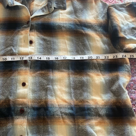 - MADEWELL Flannel Westlake Shirt In Allen Plaid Size Médium - Picture 12 of 13